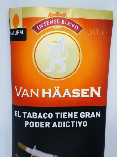 Van Hassen Tabaco Para Armar X5 Intense Naranja Van Haasen