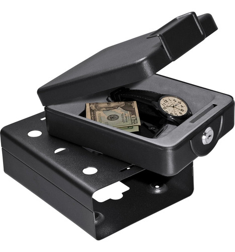 Barska Compact Safe Key Lock Safe Con Funda De Montaje Ax118