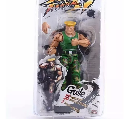 NECA Street Fighter IV 4 Guile Action Figure 