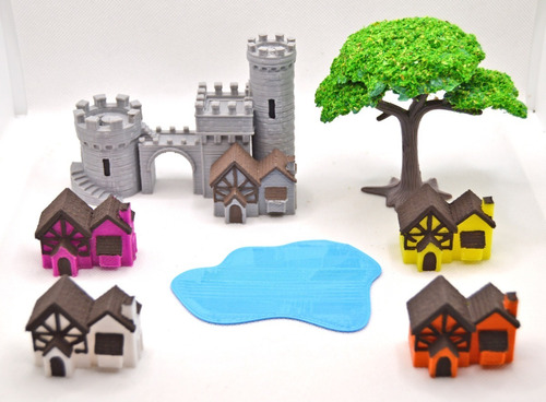 Maqueta Escolar Castillo Aldea