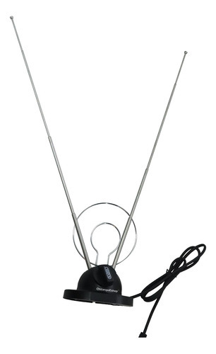 Antena Conejo Interiores Tv Uhf Vhf Hdtv Fm Potenciometro