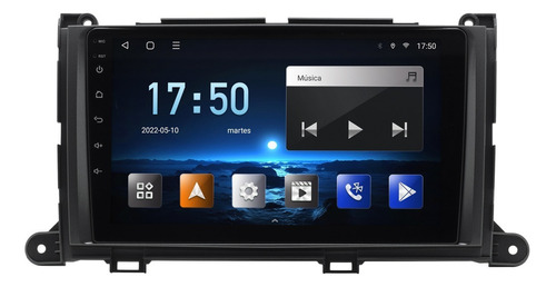 Toyota Sienna Android Auto Carplay Gps Usb Wifi 2011 A 2014