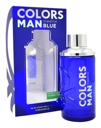 Benetton Colors Blue Man 200ml Edt / Perfumes Mp