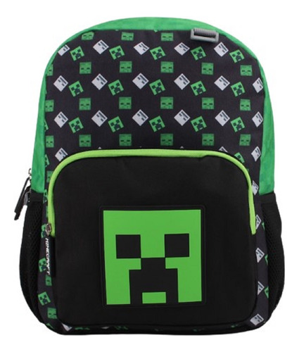 Mochila Juvenil Minecraft Rubber Mi80771