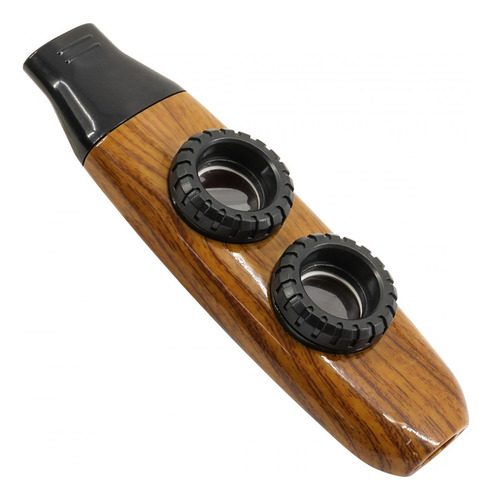 Tono Ajustable Kazoo Doble Agujero Kazoo Madera Instrumentos