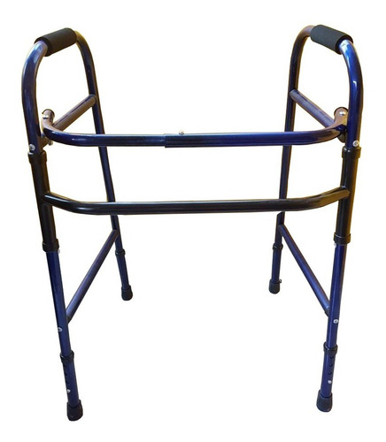 Andadera Económica Reforzada Plegable Color Azul Ortopédica
