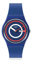 Comprar Reloj Swatch Blue To Basics Para Hombre De Silicona Swso28n7 Color De La Malla Azul Marino Color Del Bisel Azul Marino Color Del Fondo Azul