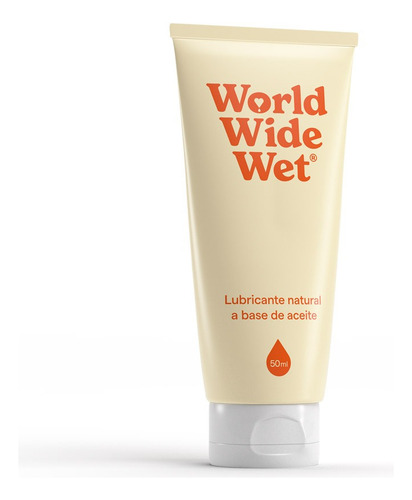 Lubricante Íntimo Base Aceite World Wide Wet 100% Natural