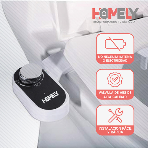 Bidet Ducha Árabe Turca Homely Para Wc Inodoro Set Completo