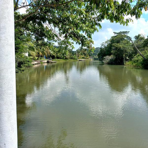 Venta Terreno 7500 M² Con Casa Frente A Estero Tuxpan Veracruz