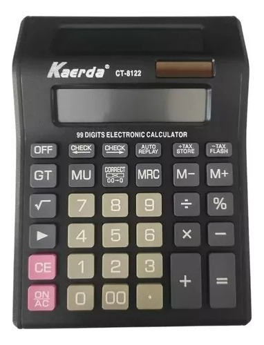 Calculadora Grande 12 Digitos Doble Pantalla Ct-8122