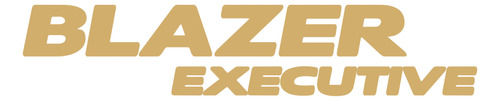 Emblema Adesivo Blazer Executive 2003 Resinado Bar018 Frete Fixo Fgc