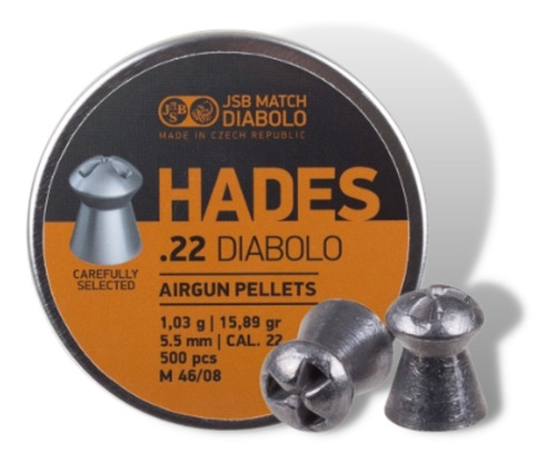 Jsb Hades Pellets 15,89 Gr Cal .22 (5.5 Mm) 500 Pcs Xchws C