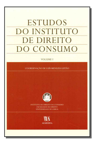 Libro Estudos Do Instituto De Direito Do Consumo Vol 1 De Le