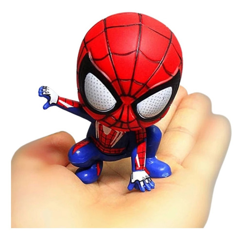 Figura Spiderman Muñeco Hombre Araña Decoración Acción 8cm