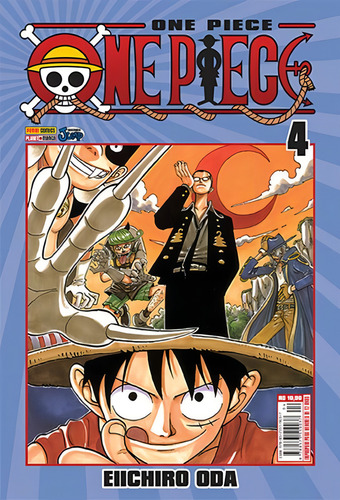 One Piece Vol. 4, de Oda, Eiichiro. Editorial Panini Brasil LTDA, capa mole em português, 2005