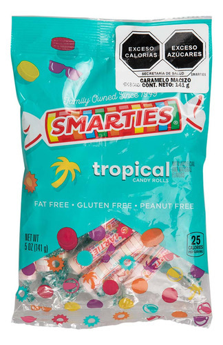 Dulces Smarties Tropical 92g