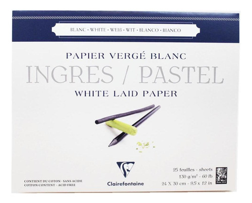 Papel Ingres Para Pastel Clairefontaine 24x30cm