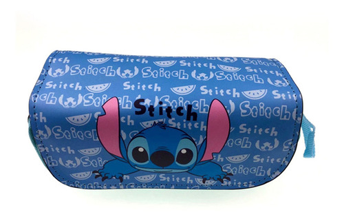 Estuche Para Bolígrafos Kawaii Stitch Papelería Para Niños N