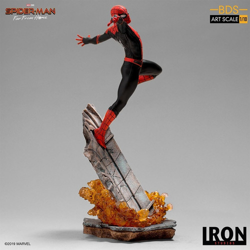 Imagen 4 de 10 de Figura Iron Studios Spiderman Far From Home Bds Art S. 1/10