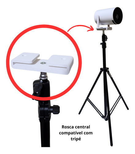Suporte Branco para Projetor Hy300