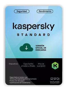 Antivirus Kaspersky Standard 1 Dispositivos / 1 Año