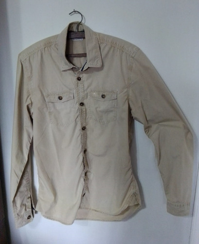 Camisa Key Biscayne Beige Hombre