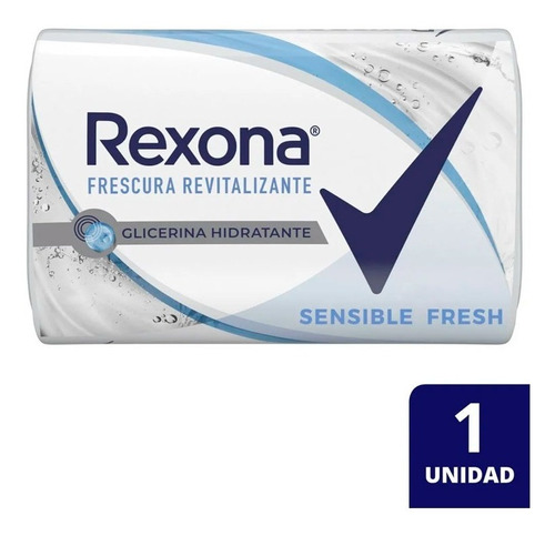 Jabon En Barra Rexona Sensible Fresh X 125 Gr