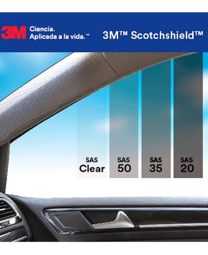 3m Scotchshield 90 Polarizado Transparente Auto/camioneta