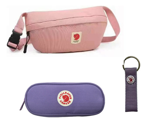 Riñonera Bag Fjallraven Kanken Combo Llavero Muchos Colores!