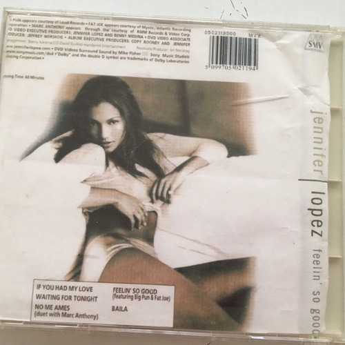 Dvd Original Jennifer Lopez - Dance Again... The Hits (Usado)
