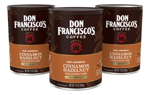 Don Francisco's Coffee Cinnamon Hazelnut Flavored; Sabor De
