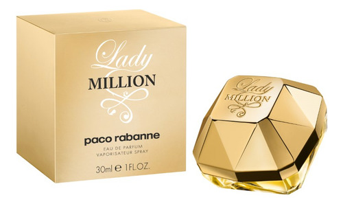 Paco Rabanne Lady Million Eau De Parfum Feminino 30ml