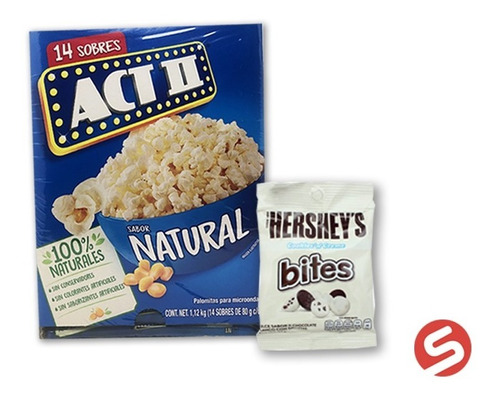 Paquete Act Il Natural Bites Cookies N Cream 