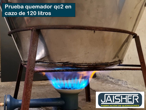 Quemador Chicharronero Hierro Colado Kit Conex Jaisher Qc2
