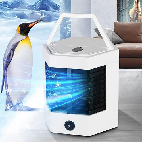Mini Enfriador Portátil 2en1 Aire Acondicionado Recargable