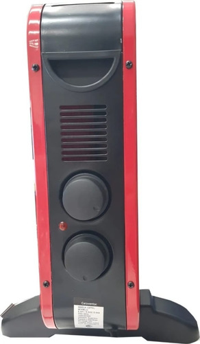 Imagen 2 de 3 de Estufa Convector Eiffel E-544 2000w Rojo
