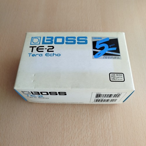 Pedal Guitarra Boss Tera Echo Te-2 Gris (Usado)