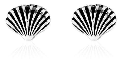 Brinco De Prata Shine Shell Coleção Quatro Elementos