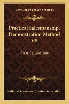 Libro Practical Salesmanship, Demonstration Method V8: Fi...