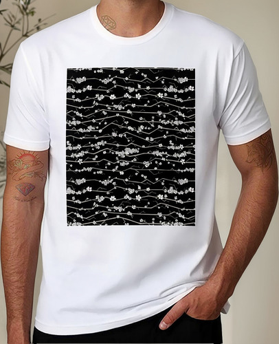 Playera Sakura Camisetas Gráficas Playera De Manga Corta