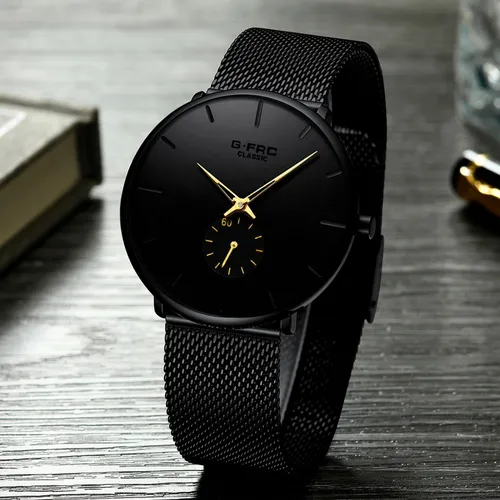 Reloj G-force Original C-301 Elegante Negro + Estuche