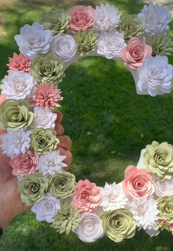 Letras Con Flores Cumple.decoracion