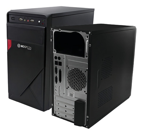 Funda de ordenador Mini Tower 1 Bay USB P2 negra