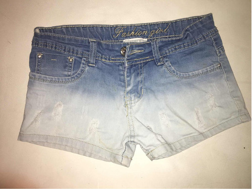 Short Corto De Jeans Importado Talla 12 Poco Uso