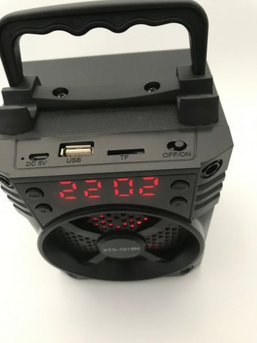 Corneta Radio Bluetooth Pendrive Micro Sd Pantalla Subwoofer