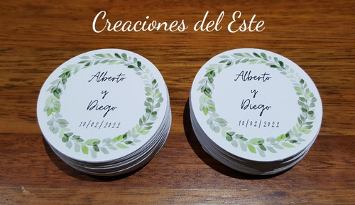 Imagen 9 de 10 de Tags Personalizadas + Stickers20 + 20 Unidades