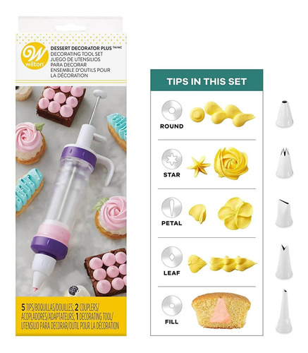 Herramienta Para Glaseado De Tartas Wilton Dessert Plus, Tra