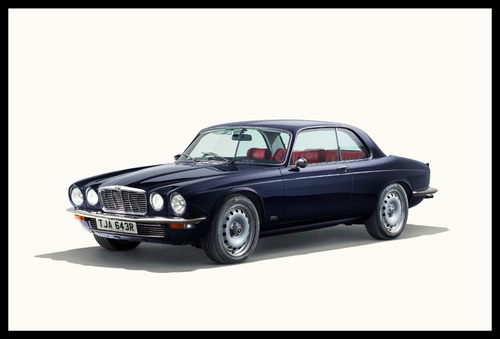 Jaguar Xj6 Coupe Cuadro Enmarcado 45x30cm