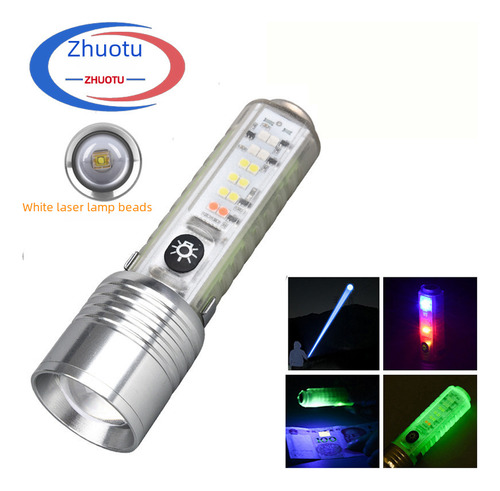 Lanterna Laser De Longo Alcance Com Foco Azul E Branco M300